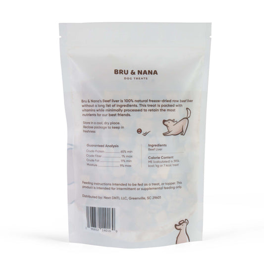 Freeze-Dried Beef Liver - USDA inspected beef sourced and made in USA